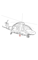 How to draw a helicopter - Step 21