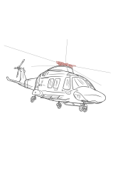 How to draw a helicopter - Step 22