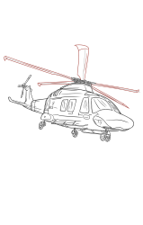 How to draw a helicopter - Step 23