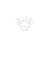 How to draw luigi - Step 6