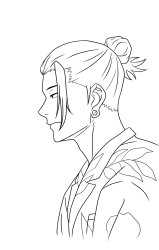 How to draw side profile