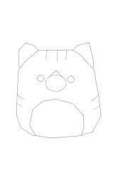 How to draw a squishmallow - Step 6