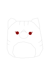 How to draw a squishmallow - Step 7