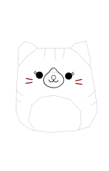 How to draw a squishmallow - Step 10