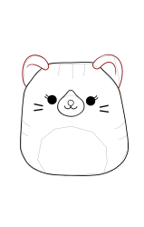 How to draw a squishmallow - Step 12