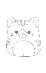 How to draw a squishmallow - Step 17