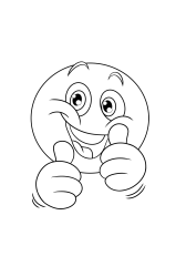 How to draw a thumbs up