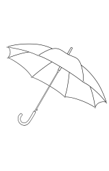 How to draw an umbrella