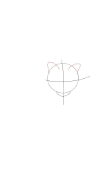 How to draw a warrior cat - Step 3