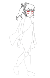 How to Draw Kanao Tsuyuri easy step by step Demon Slayer - Step 16