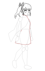 How to Draw Kanao Tsuyuri easy step by step Demon Slayer - Step 17