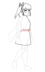 How to Draw Kanao Tsuyuri easy step by step Demon Slayer - Step 18