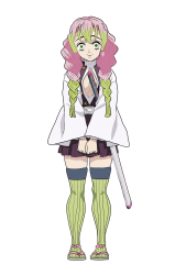 How to Draw Mitsuri Kanroji from Demon Slayer