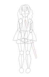 How to Draw Mitsuri Kanroji from Demon Slayer - Step 13