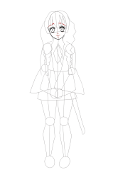 How to Draw Mitsuri Kanroji from Demon Slayer - Step 18