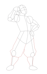 How to Draw Tengen Uzui from Demon Slayer - Step 11