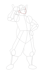 How to Draw Tengen Uzui from Demon Slayer - Step 14