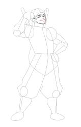 How to Draw Tengen Uzui from Demon Slayer - Step 16
