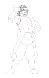 How to Draw Tengen Uzui from Demon Slayer - Step 19