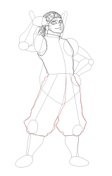 How to Draw Tengen Uzui from Demon Slayer - Step 20
