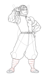 How to Draw Tengen Uzui from Demon Slayer - Step 29