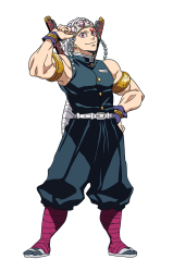 How to Draw Tengen Uzui from Demon Slayer - Step 35