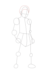 How to Draw Akaza from Demon Slayer || Step by Step Akaza ... - Step 9