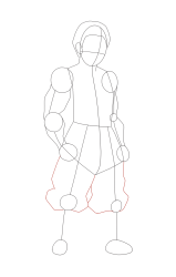 How to Draw Akaza from Demon Slayer || Step by Step Akaza ... - Step 11