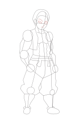 How to Draw Akaza from Demon Slayer || Step by Step Akaza ... - Step 14