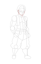 How to Draw Akaza from Demon Slayer || Step by Step Akaza ... - Step 15