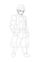 How to Draw Akaza from Demon Slayer || Step by Step Akaza ... - Step 17