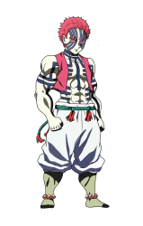 How to Draw Akaza from Demon Slayer || Step by Step Akaza ... - Step 30