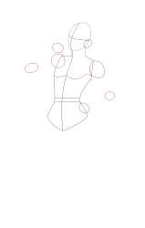 How To Draw Doma Upper Moon 2 Easy Step By Step from Demon Slayer - Step 6