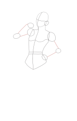 How To Draw Doma Upper Moon 2 Easy Step By Step from Demon Slayer - Step 7