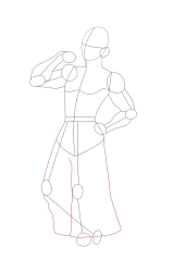 How To Draw Doma Upper Moon 2 Easy Step By Step from Demon Slayer - Step 11