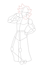 How To Draw Doma Upper Moon 2 Easy Step By Step from Demon Slayer - Step 12