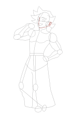 How To Draw Doma Upper Moon 2 Easy Step By Step from Demon Slayer - Step 14