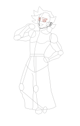 How To Draw Doma Upper Moon 2 Easy Step By Step from Demon Slayer - Step 15