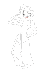 How To Draw Doma Upper Moon 2 Easy Step By Step from Demon Slayer - Step 17