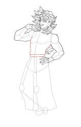 How To Draw Doma Upper Moon 2 Easy Step By Step from Demon Slayer - Step 23