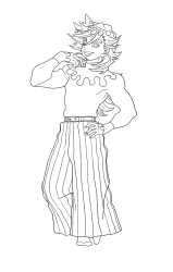 How To Draw Doma Upper Moon 2 Easy Step By Step from Demon Slayer - Step 29