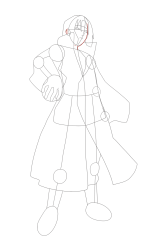 How To Draw Itachi Mangekyou Sharingan - Step 16