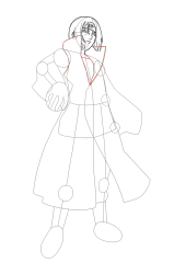 How To Draw Itachi Mangekyou Sharingan - Step 21
