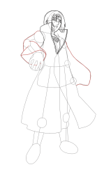 How To Draw Itachi Mangekyou Sharingan - Step 23