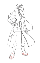 How To Draw Itachi Mangekyou Sharingan - Step 29