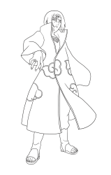 How To Draw Itachi Mangekyou Sharingan - Step 30