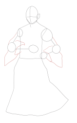 How to draw Kokushibo step by step , Demon Slayer art ... - Step 7