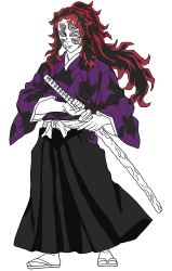 How to draw Kokushibo step by step , Demon Slayer art ... - Step 34