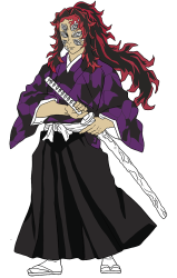 How to draw Kokushibo step by step , Demon Slayer art ... - Step 35