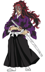 How to draw Kokushibo step by step , Demon Slayer art ... - Step 36